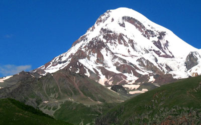 Mt Kazbek túra a Kaukázusban