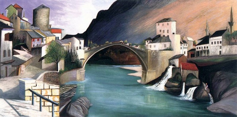 Csontváry: Római híd Mostarban