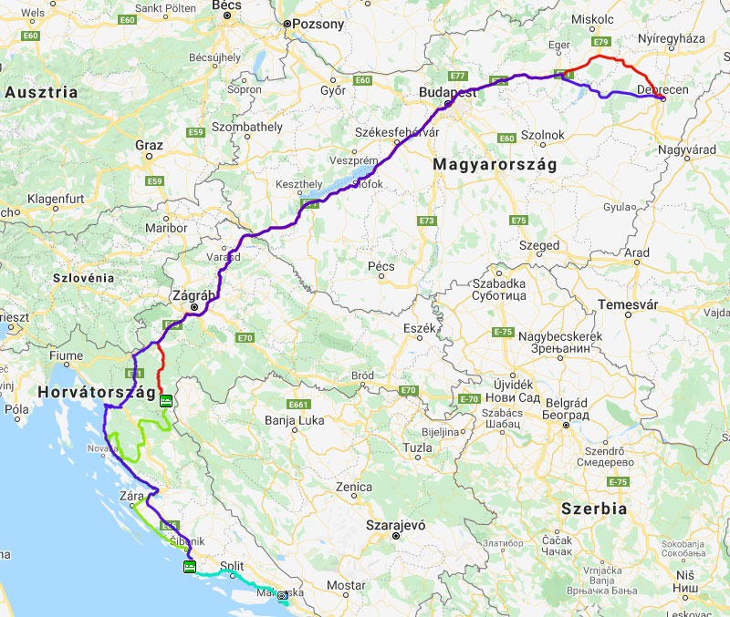 Horvátország, Barangoló motoros túra